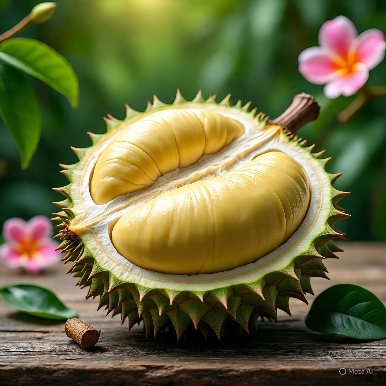 Premium Vietnamese Durian with creamy flesh
